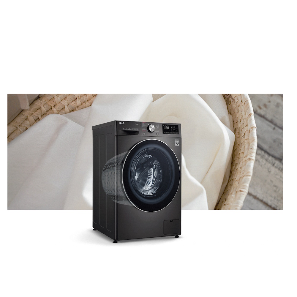 Πλυντήριο Ρούχων LG F2WV308S6AB με Direct Drive Μοτέρ 8.5 kg 1.200 Στροφές - Ανθρακί - Ηλεκτρικές Συσκευές | Ηλεκτρικά Είδη