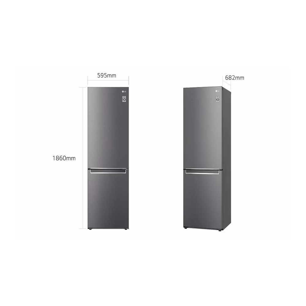 Ψυγειοκαταψύκτης LG GBP61DSPGN Total No Frost 341 Lt Γραφίτης - Ηλεκτρικές Συσκευές | Ηλεκτρικά Είδη