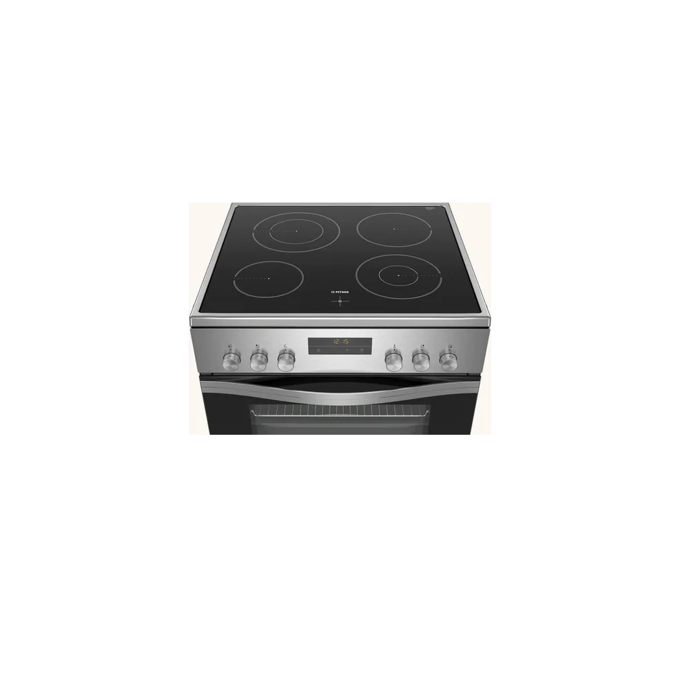 Ηλεκτρική Κουζίνα Κεραμική PITSOS PHS139350 66 Lt - Inox Εκθεσιακό Grade A - Ηλεκτρικές Συσκευές | Ηλεκτρικά Είδη